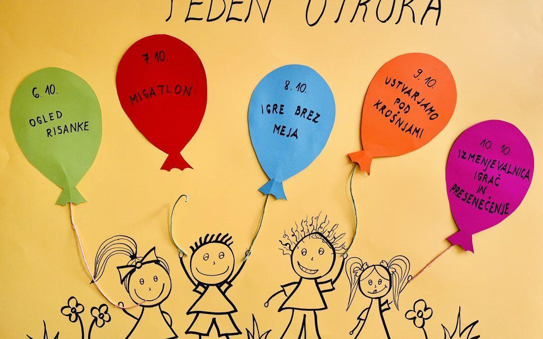 Teden otroka v 1. triadi