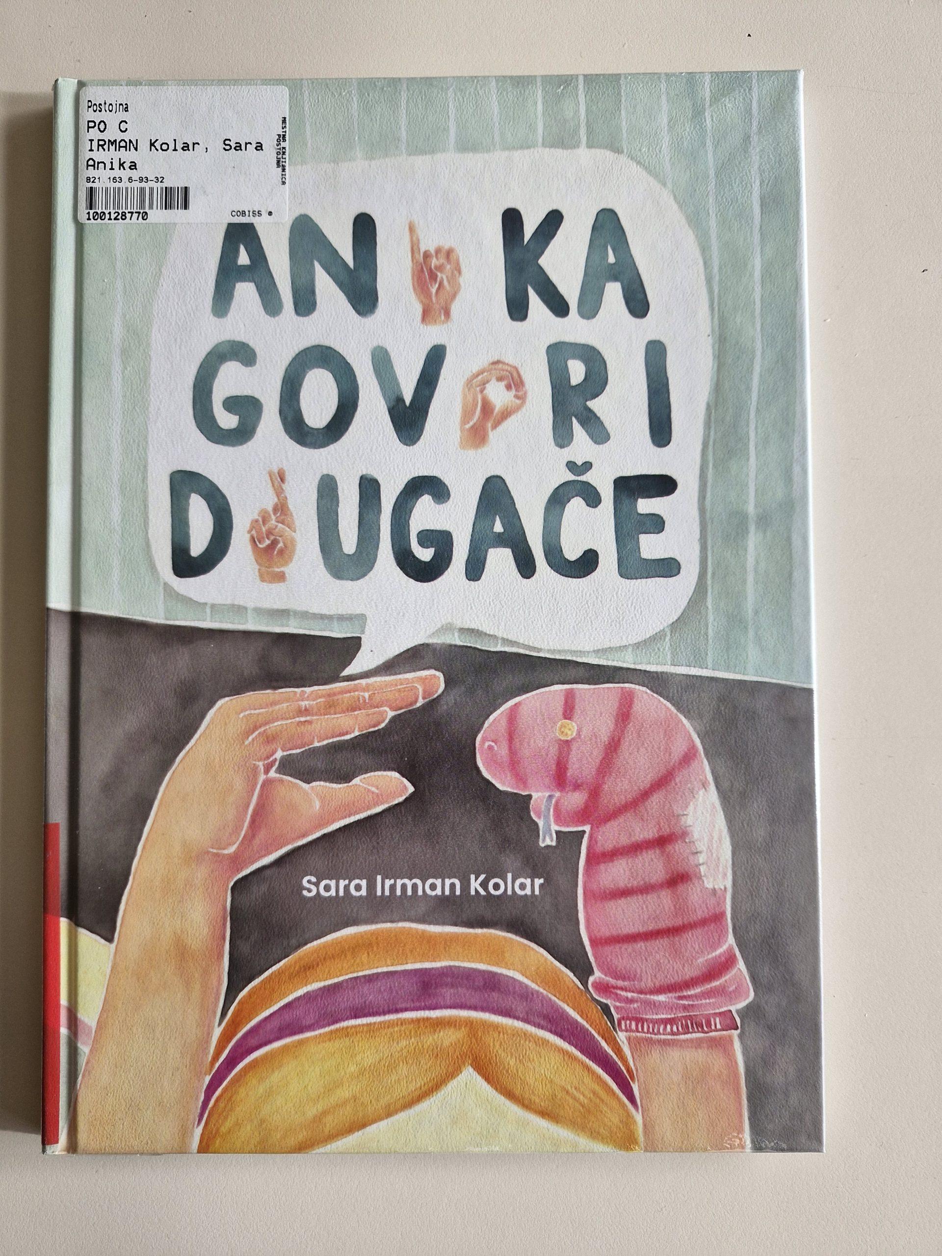 Platnica knjige Anika govori drugače