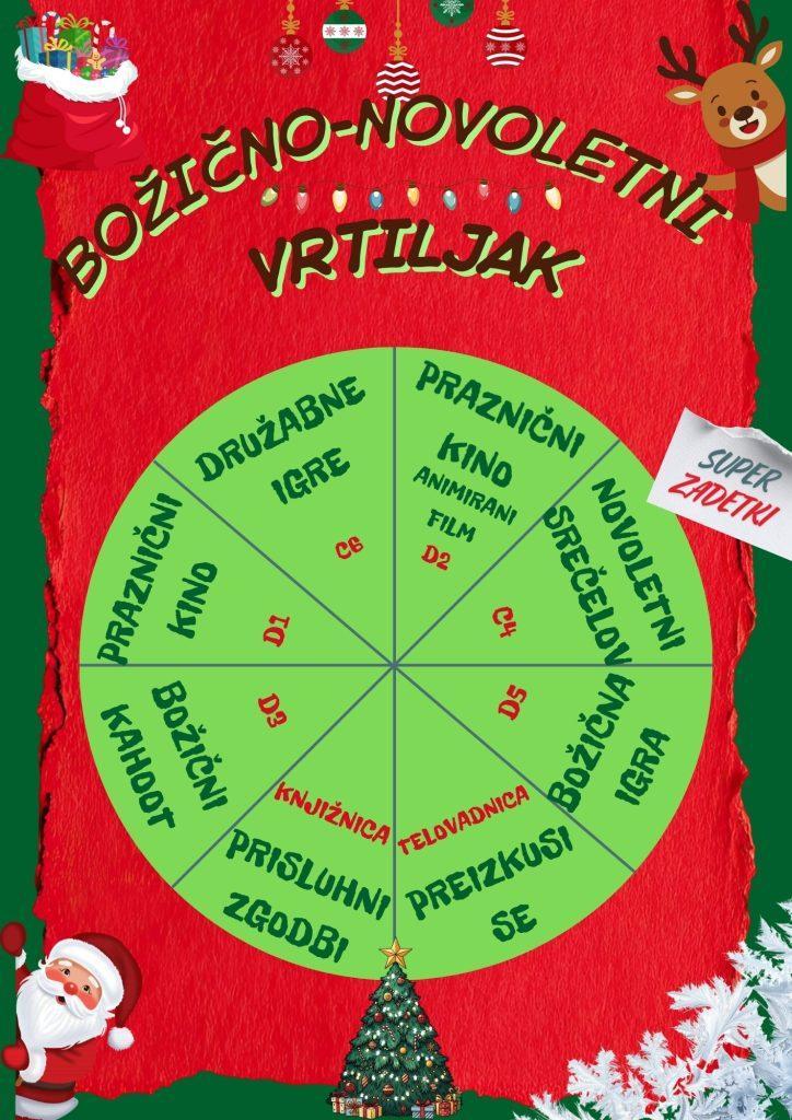 Božično-novoletni vrtiljak - dejavnosti