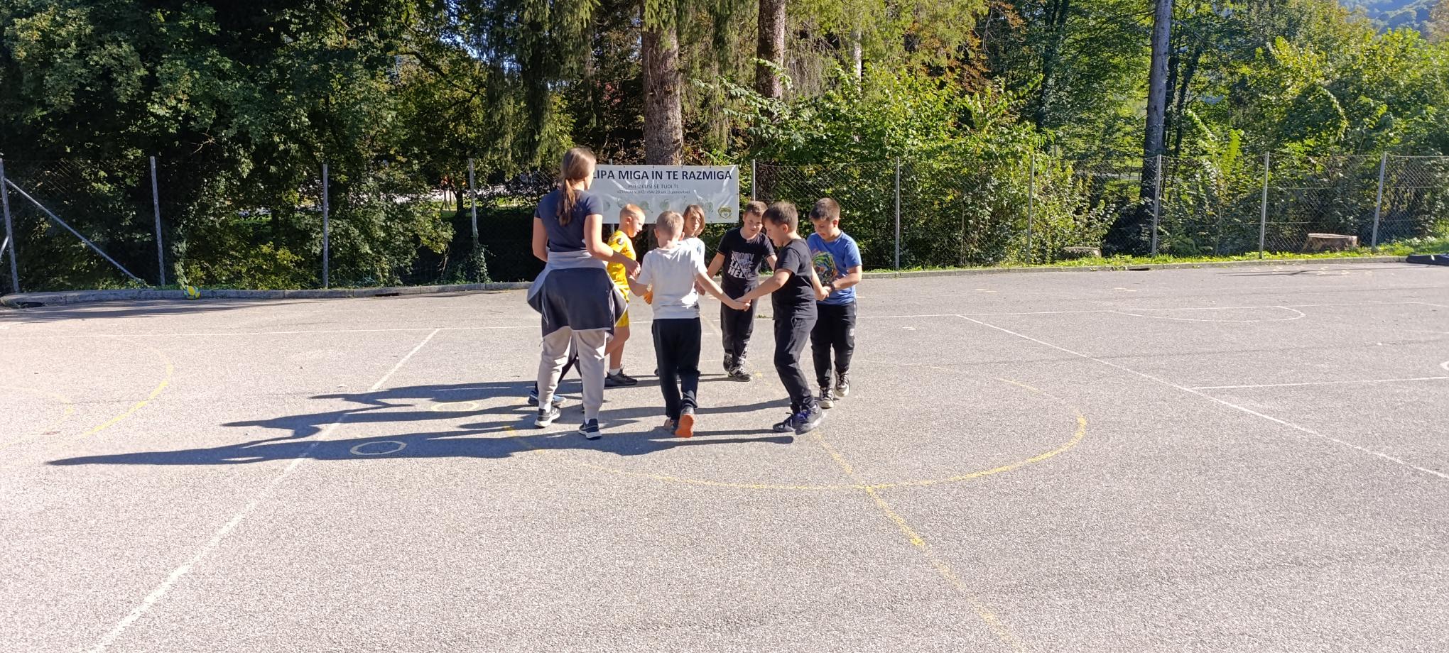 Učenci 4. razreda v šoli v naravi.