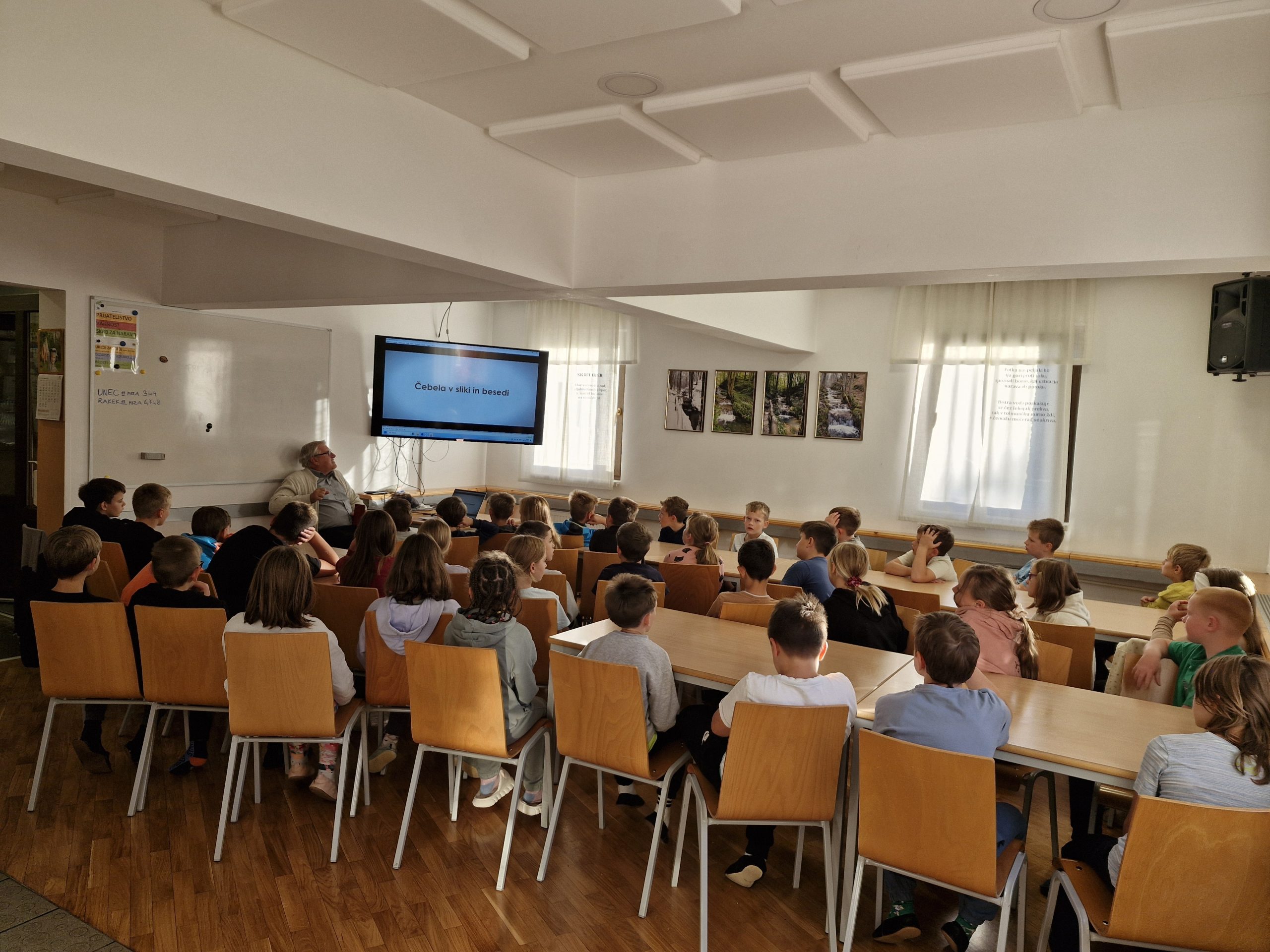 Učenci 4. razreda v šoli v naravi v CŠOD Lipa.
